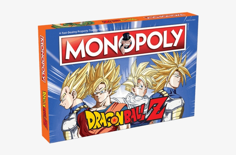 1 Of - Dragon Ball Z Monopoly - Board Games, transparent png