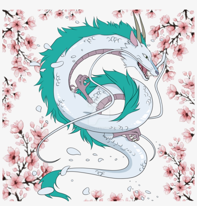 Spiritedaway Haku Anime Png Sakuraflower Anime Studiogh, transparent png
