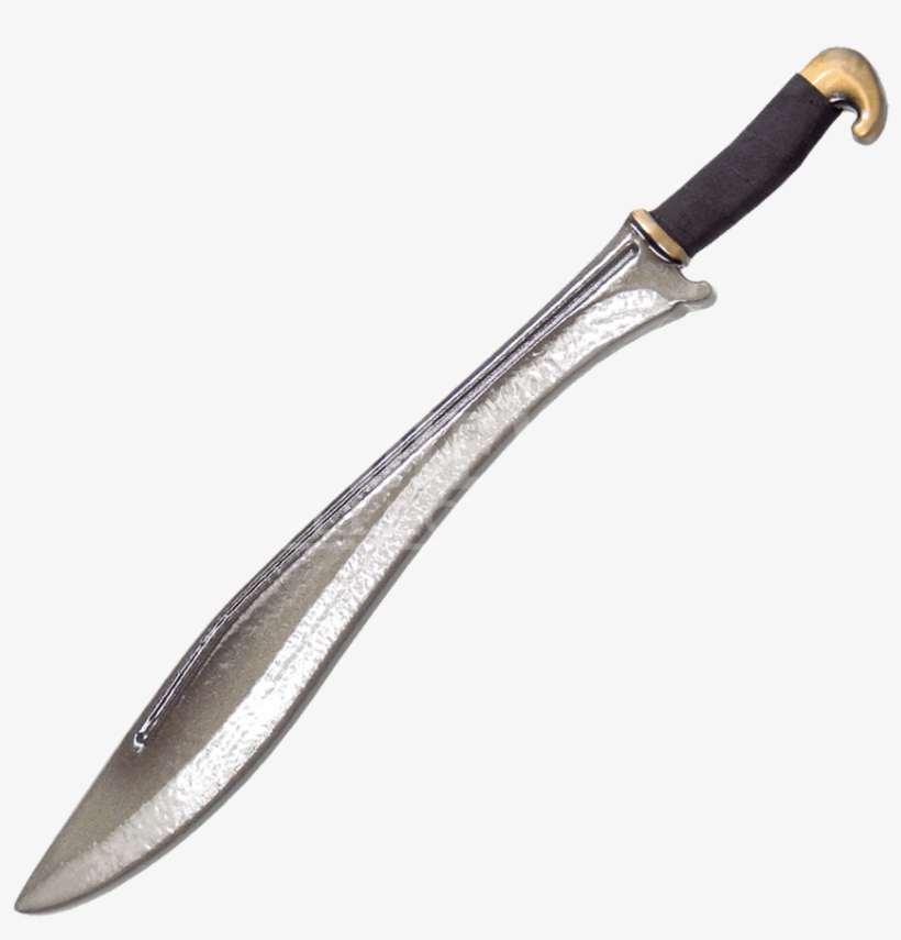 Latex Rubber Foam Larping Sword With Red Gem Best Knives - Larp Sword, transparent png
