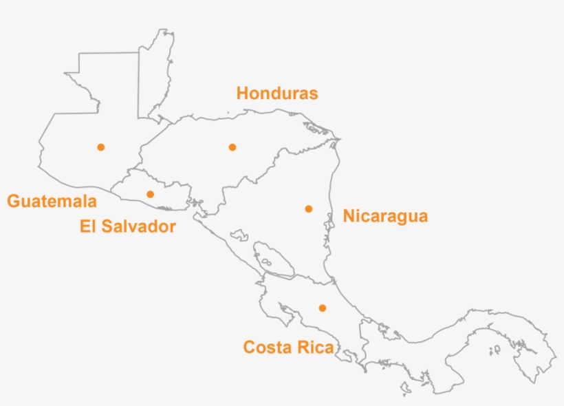 In Guatemala - Mapacentroamerica1 - Map, transparent png