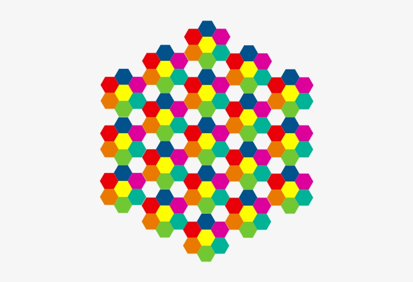 Hexagonal Ai Flower 6 555px - Portable Network Graphics, transparent png