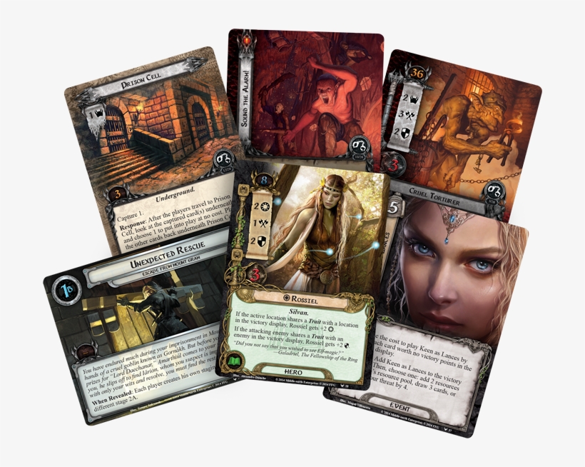 In His Preview, "prison Food," Developer Matthew Newman - Lord Of The Rings Lcg: Escape From Mount Gram, transparent png