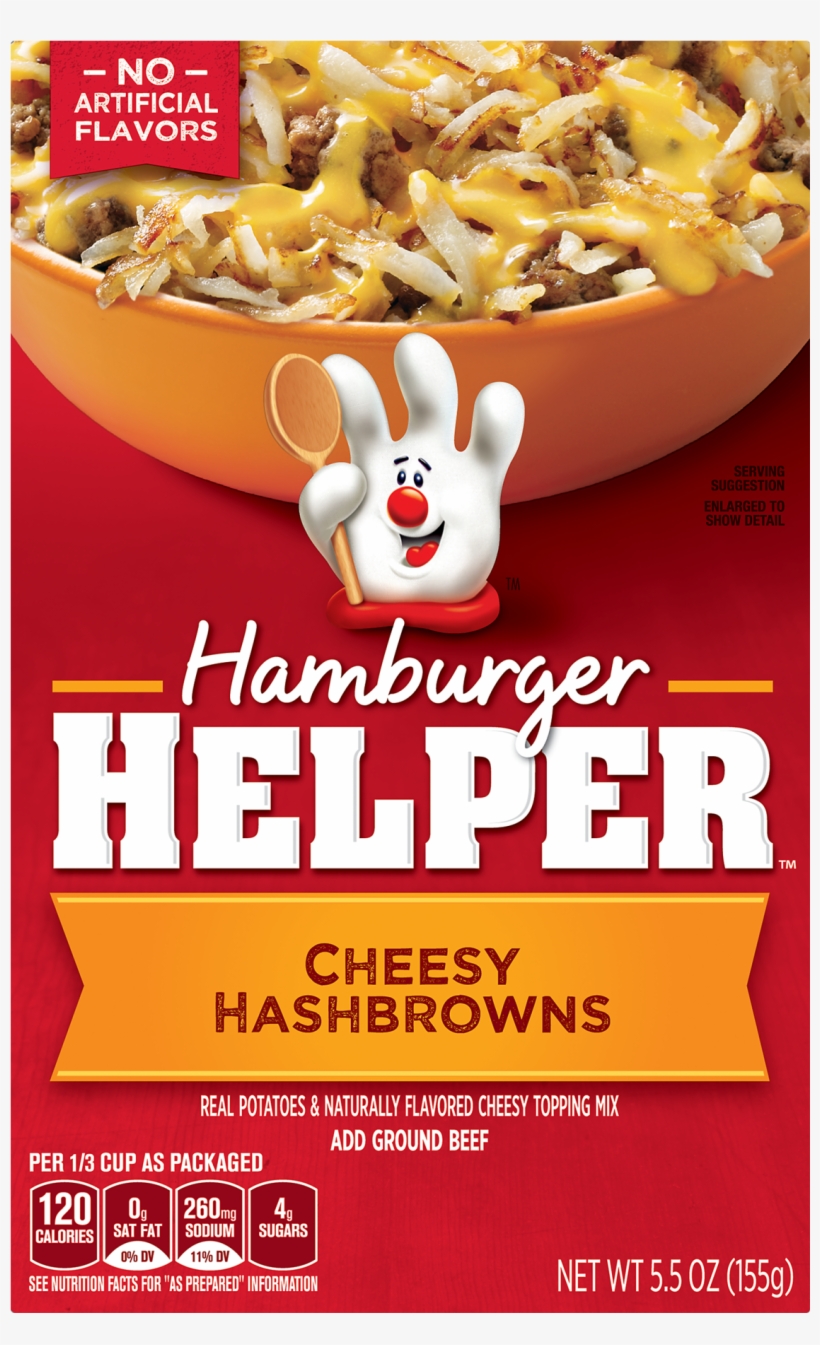 Betty Crocker Hamburger Helper, Cheesy Hashbrowns Hamburger - Hamburger Helper Cheesy Hashbrowns, transparent png