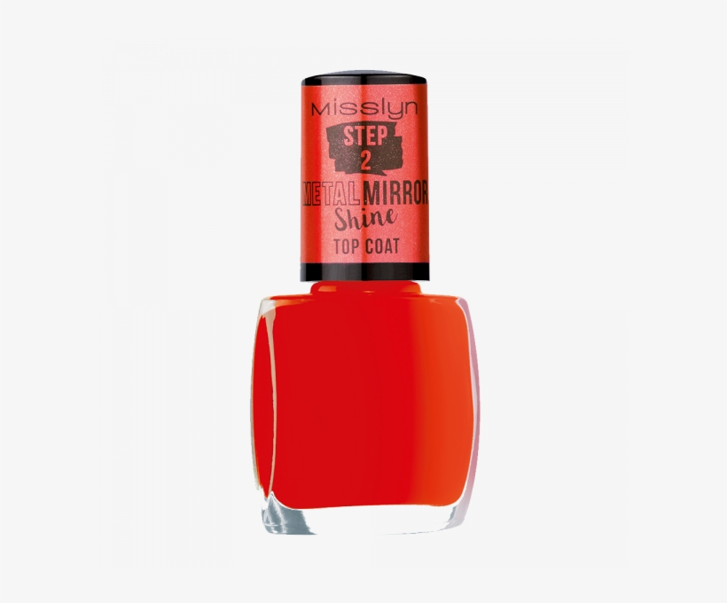 Metal Mirror Shine Top Coat - Misslyn Nails Nail Polish Nail Polish No. 370 Save, transparent png
