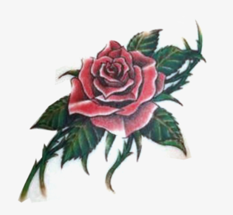 Bouquet Of Roses Tattoo - Red Rose Tattoo Chest, transparent png
