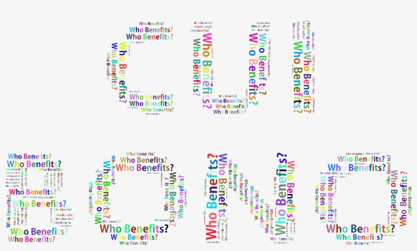 This Free Icons Png Design Of Prismatic Cui Bono Word, transparent png