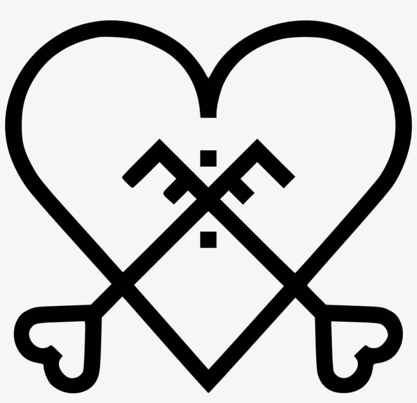 Engagement Heart Key Marriage Icon Free Download Png - Icon, transparent png