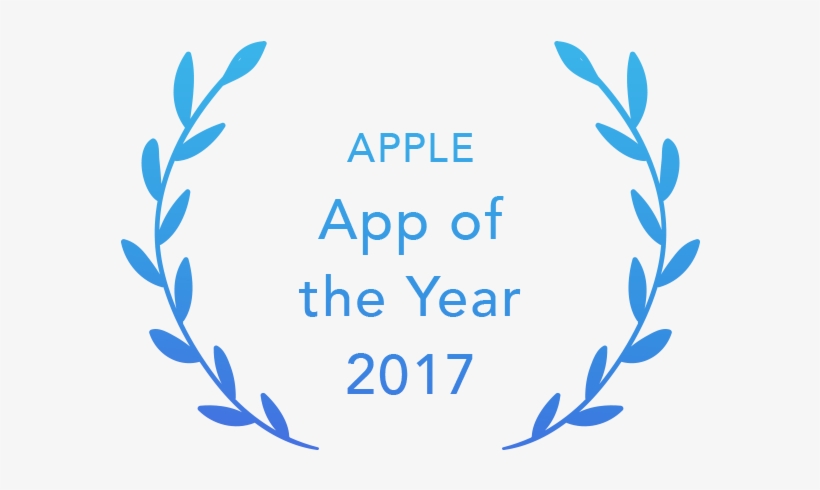 Apple App Of The Year 2017 - Calm App Of The Year, transparent png