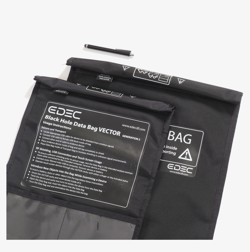 Black Hole Data Bag Vector Kit - Leather, transparent png