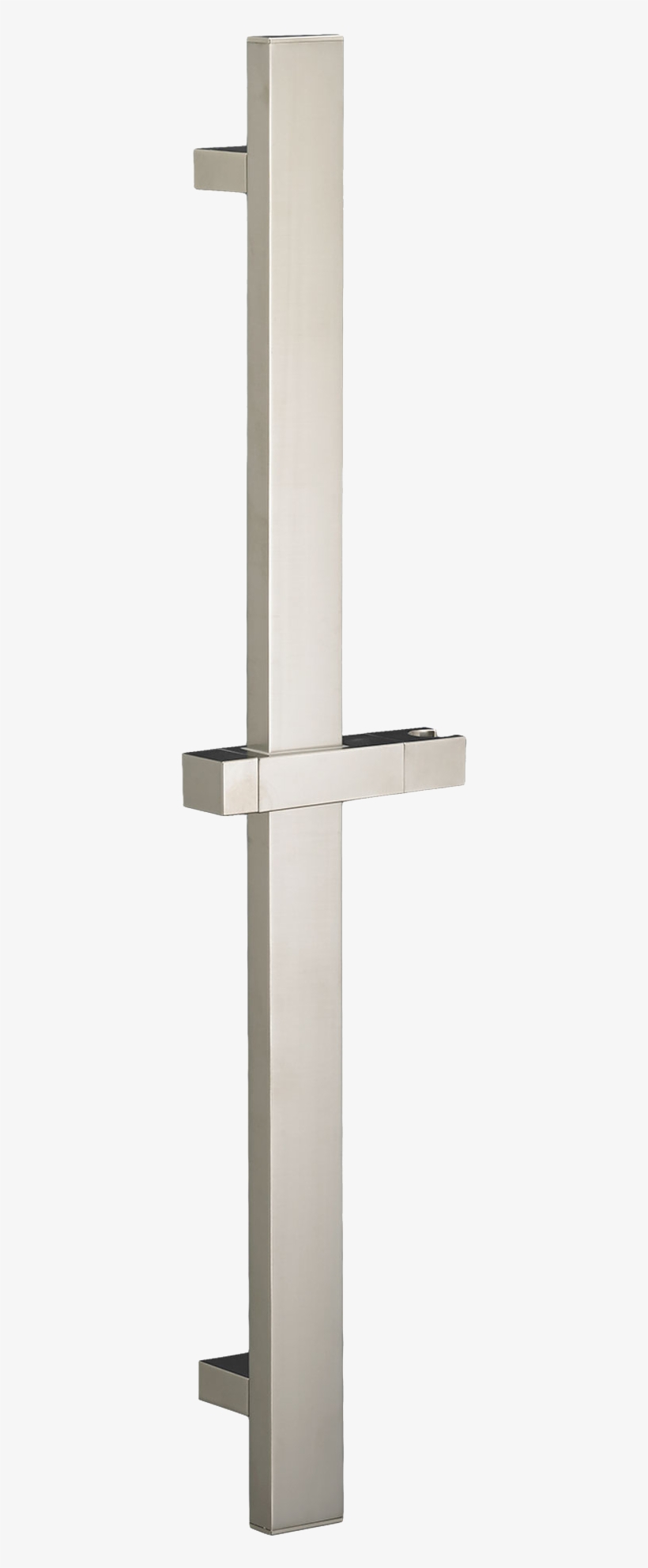 Square Shower Slide Bar - Nickel, transparent png
