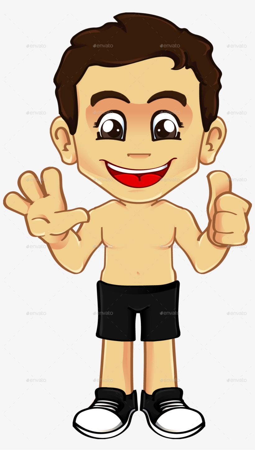 Friendly Boy Mascot / Character Kit By Sunnrain - Clip Art, transparent png