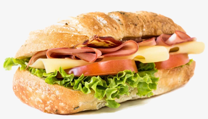 Curso Manipulacion Alimentos - Ciabatta Sandwich White Background, transparent png