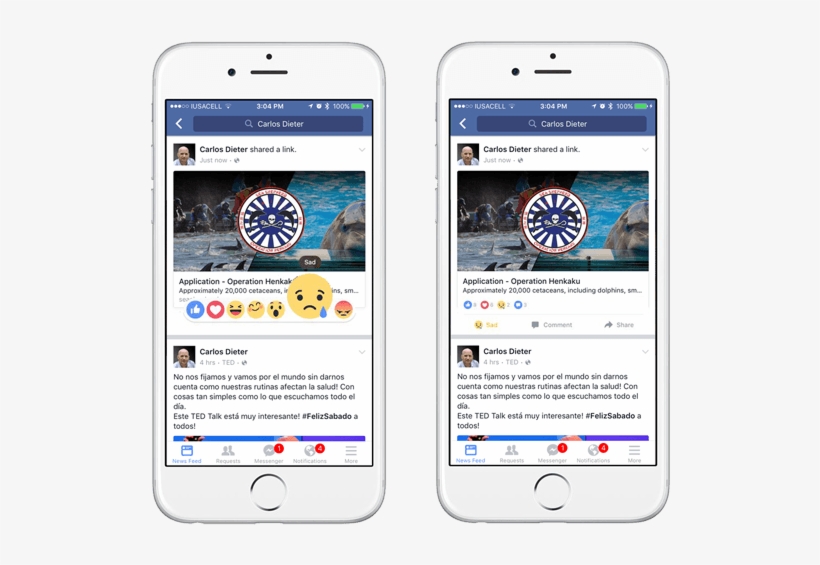 Reacciones Facebook Emoji - Smartphone, transparent png
