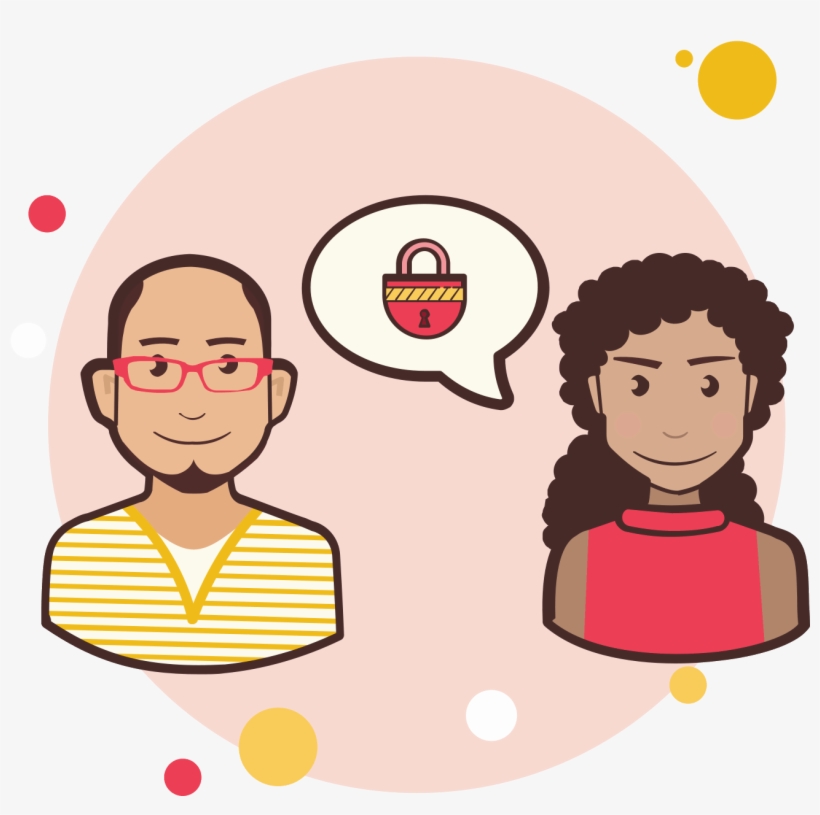 Couple Lock Icon - Icon, transparent png