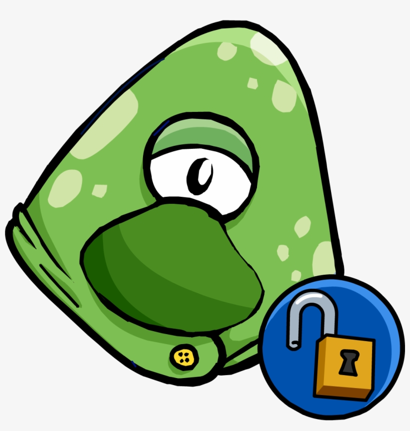 Celadon Alien Mask Icon - Club Penguin Cheerleader, transparent png