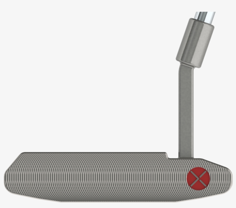 Bg 1 Straight Hosel White Half Pipe Face View - Putter, transparent png
