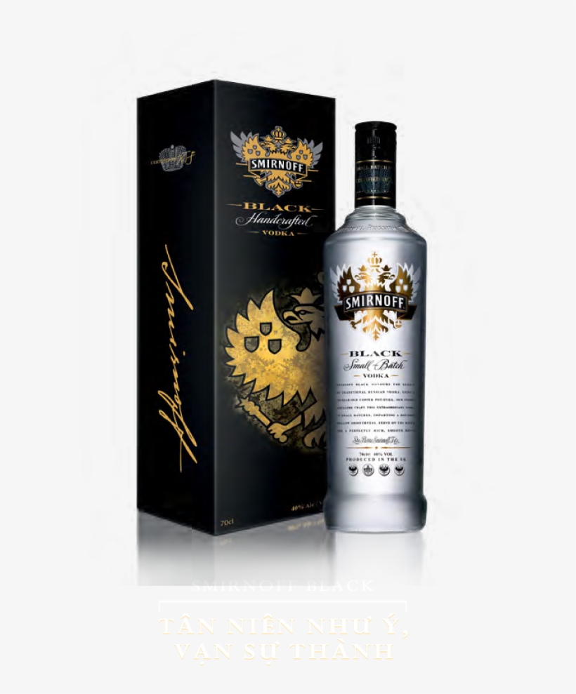 Smirnoff Black Hộp Giấy - Smirnoff Black, transparent png