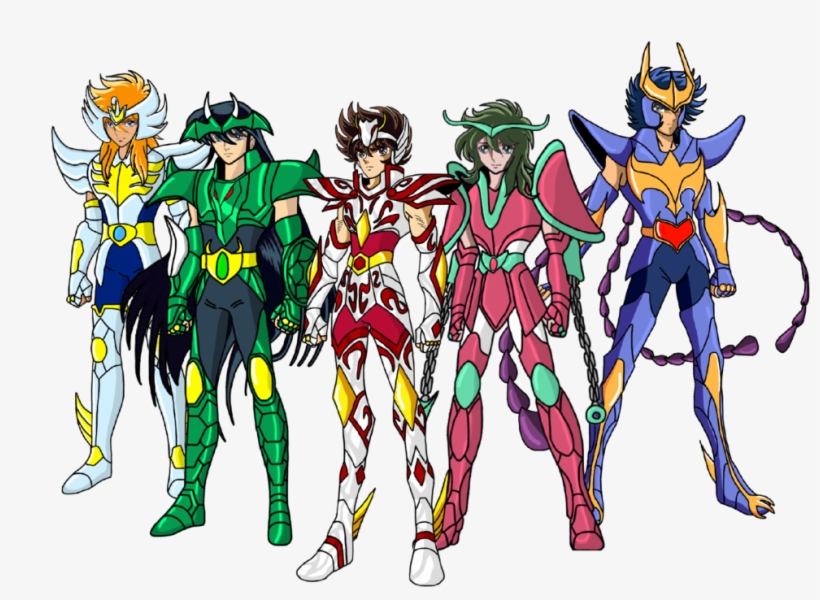 Los Caballeros Del Zodiaco Png - Saint Seiya Manga Art, transparent png