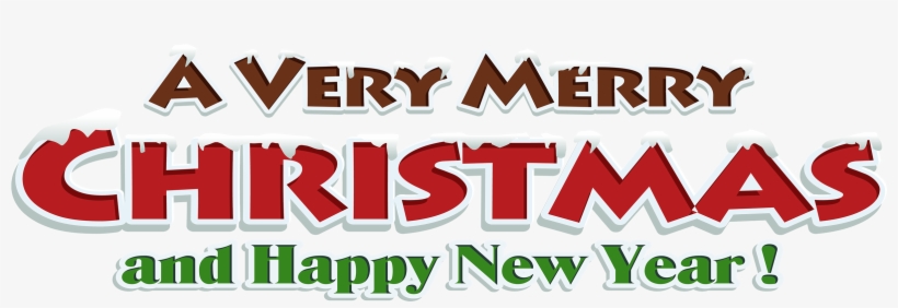 Merry Christmas And Happy New Year Png, transparent png