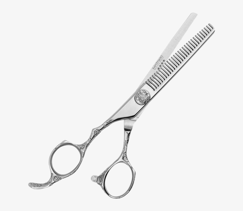 Picture Of The Flower Lefty Thinning Scissor - Scissors, transparent png