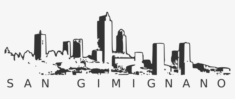 Shape Concept Illusion Minimal Lettering Type Font - Skyline, transparent png