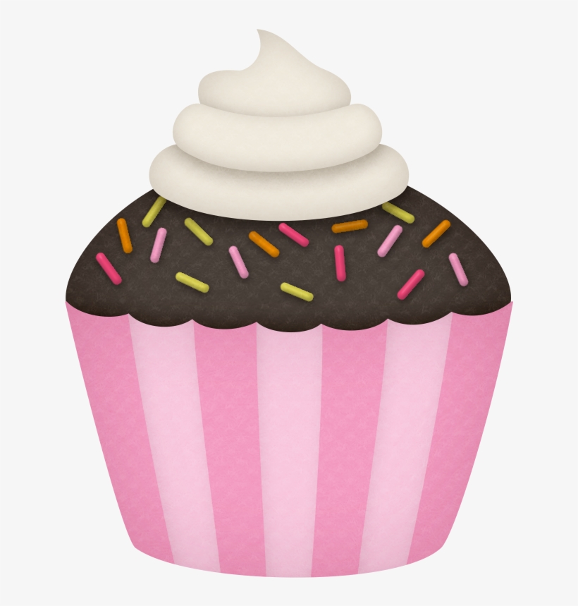 Cute Cliparts ❤ Cupcake Ch - Cupcake, transparent png