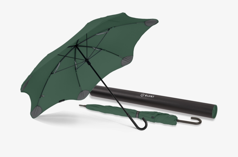 By Blunt Umbrellas - Blunt Lite Curved Handle Umbrella - Charcoal, transparent png