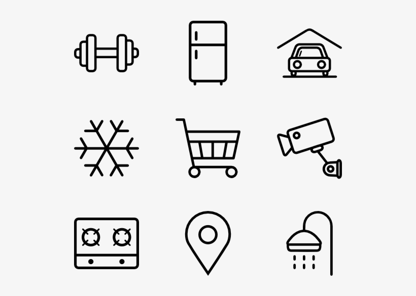 Real Estate Icons Set - Work Icon Vector, transparent png