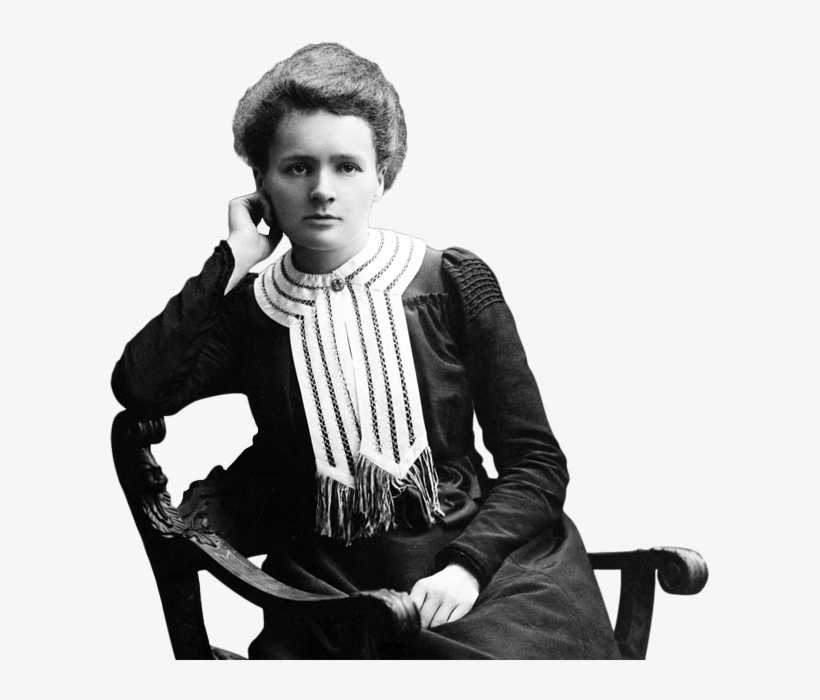 Marie Curie Sitting - Marie Curie With No Background, transparent png