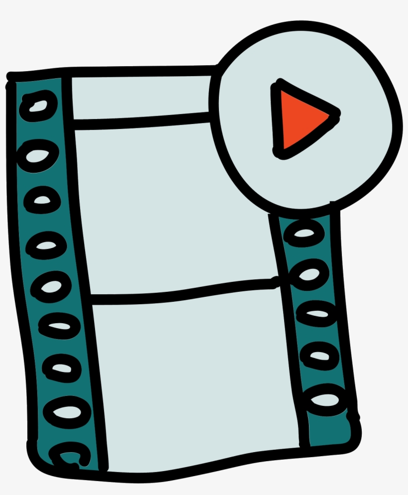 Cinema Film Play Icon - Film, transparent png