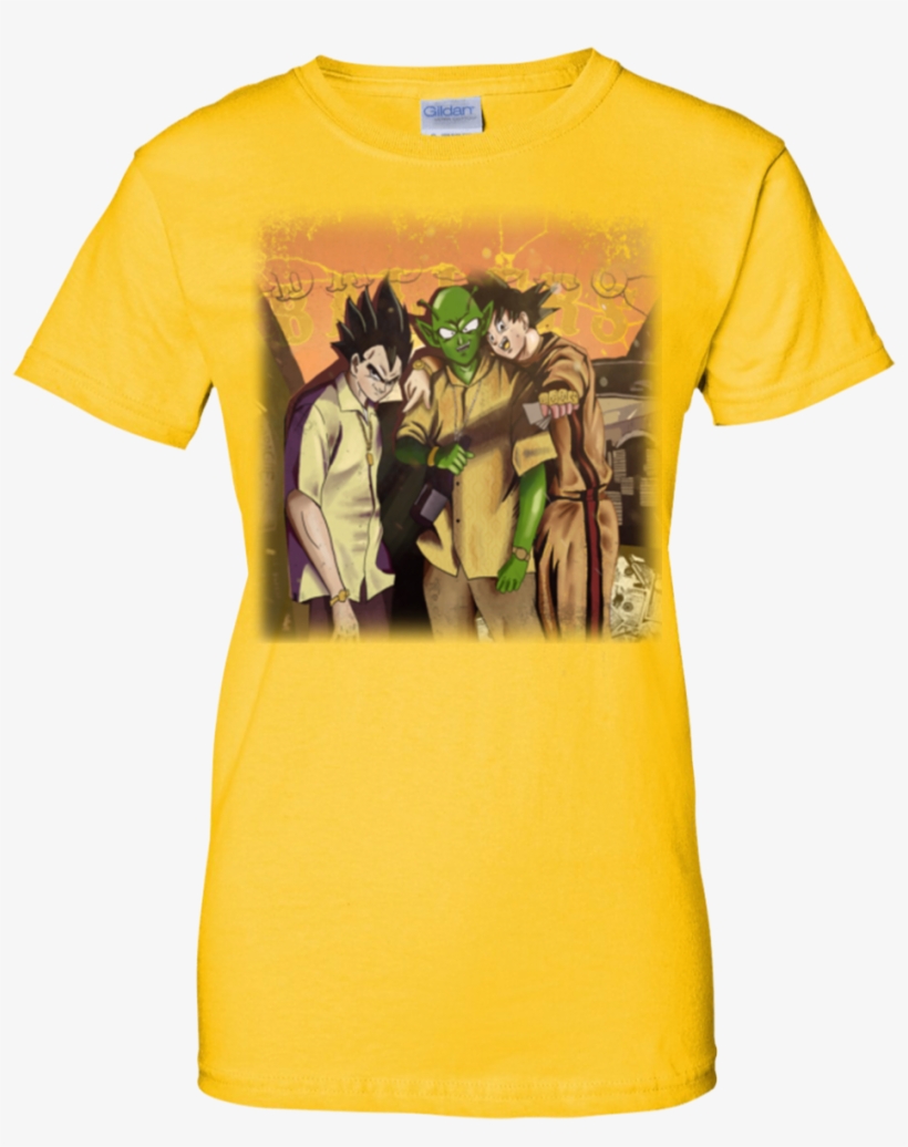 Paid Full Z Friends Goku Vegeta Piccolo Dbz Dragon - You're So Mom Ladies Custom 100% Cotton T-shirt, transparent png