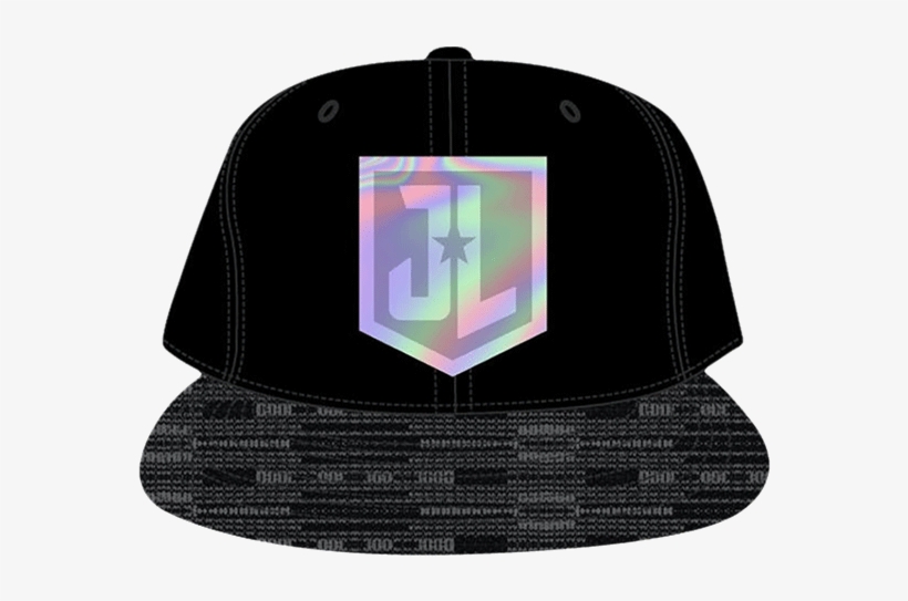 Justice League Holographic Logo Black Cap - Baseball Cap, transparent png