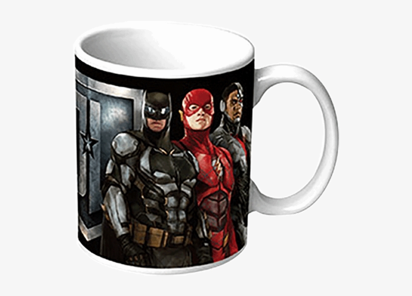 Justice League Movie Logo Mug - Icon Heroes Justice League Movie Tactical Suit Batman, transparent png