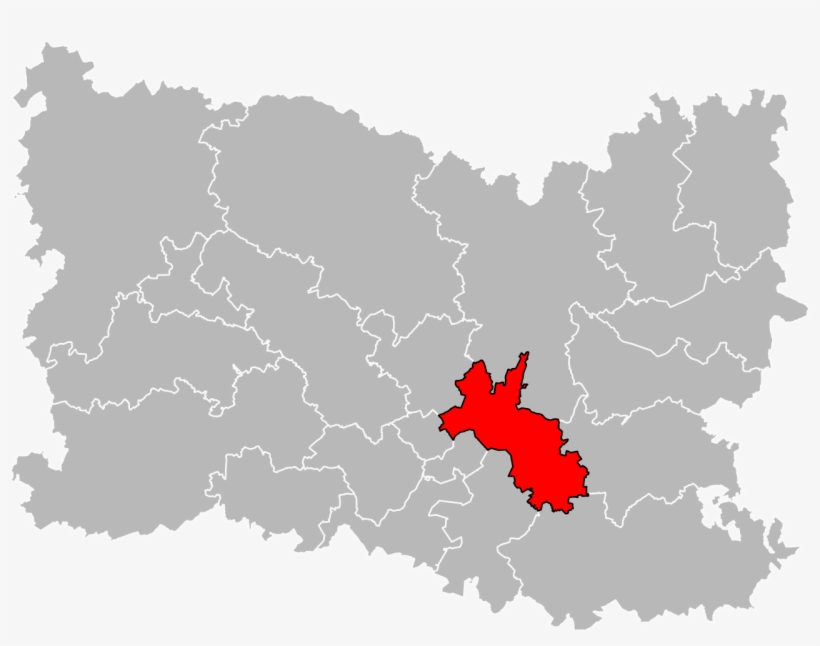 Canton Pont Sainte Maxence - Carte Département De L Oise, transparent png