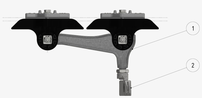 Contact Wire Suspension Etb With Line Insulator Type - Longboard, transparent png