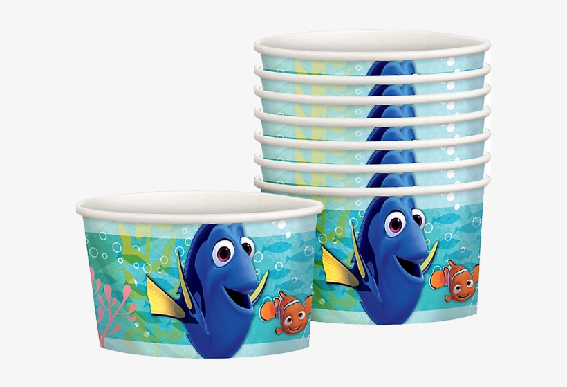 Finding Dory Treat Cups - Amscan Finding Dory Treat Cups (8 Count) - Party Supplies, transparent png