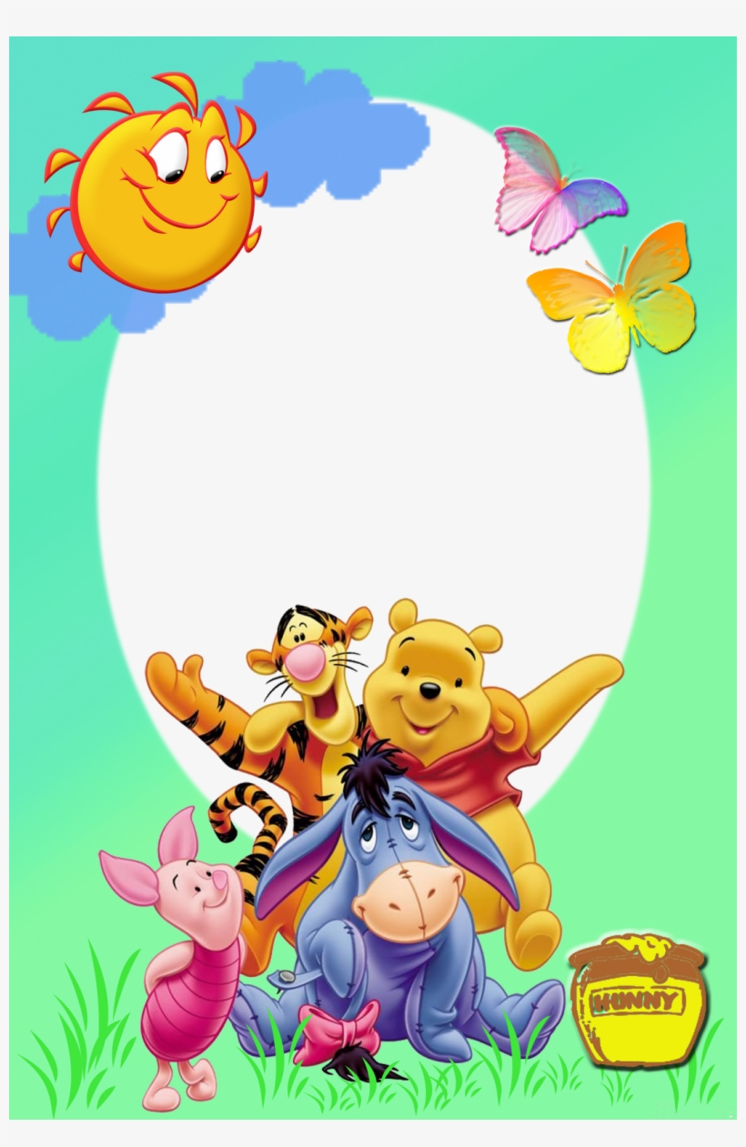 Marcos Gratis Para Fotos - Winnie The Pooh High Resolution, transparent png