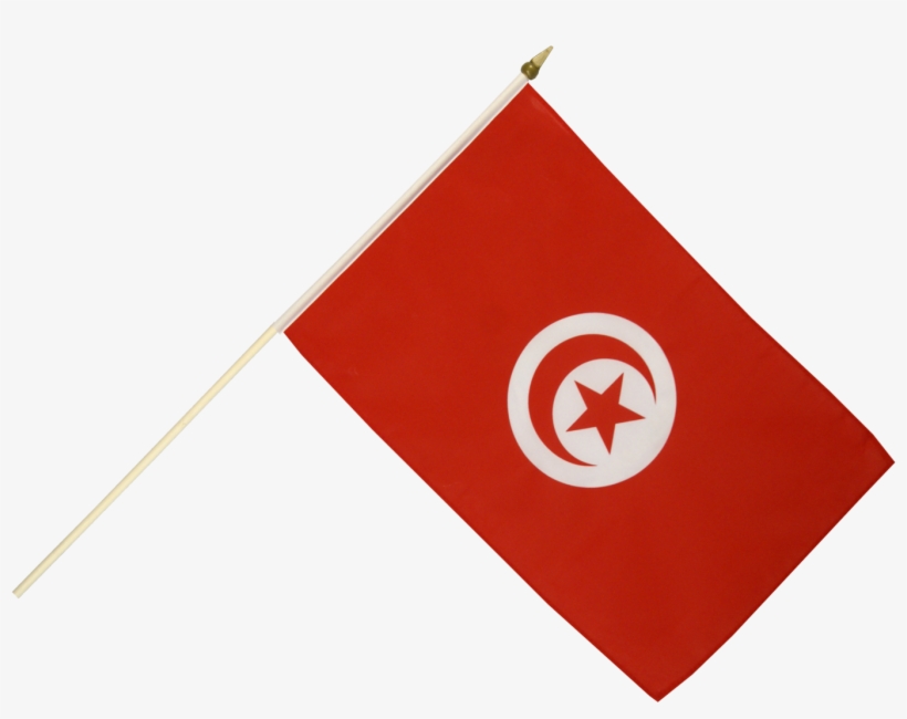 Tunisia Hand Waving Flag - Flag, transparent png