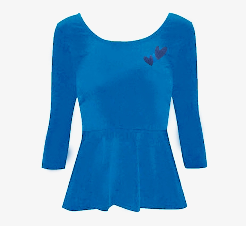 Carizine-blue - Manteau En Laine Cuir, transparent png