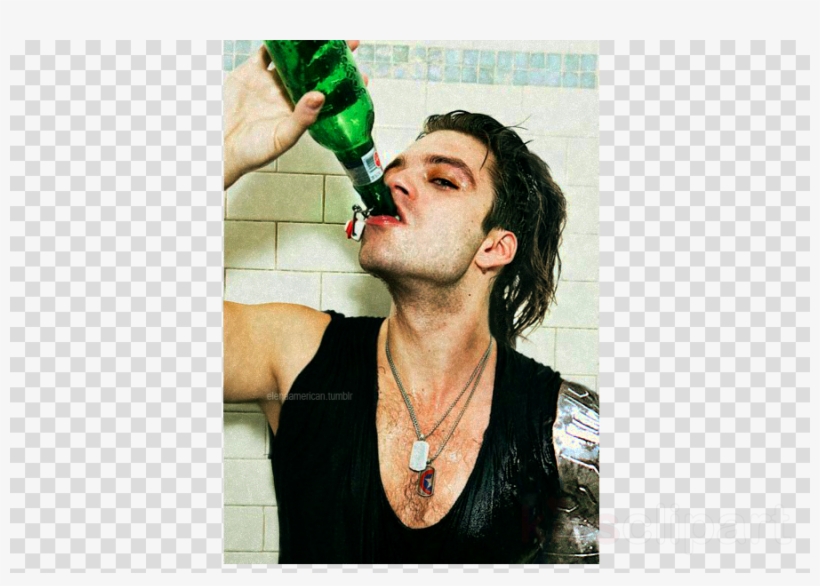 Sebastian Stan Hot Clipart Sebastian Stan Captain America - Chris Evans And Sebastian Stan Kiss, transparent png