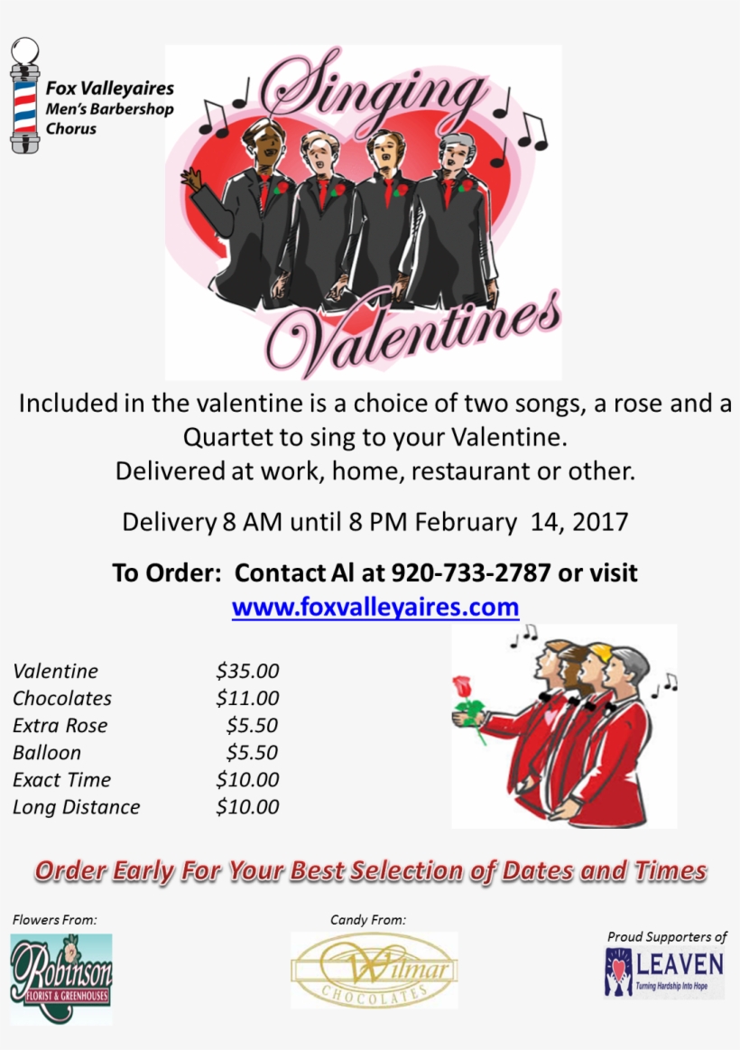 Singing Valentines - Poster, transparent png