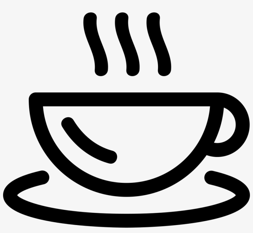 Hot Coffee Mug Outline Svg Png Icon Free Download - Emoticon De Taza De Cafe, transparent png