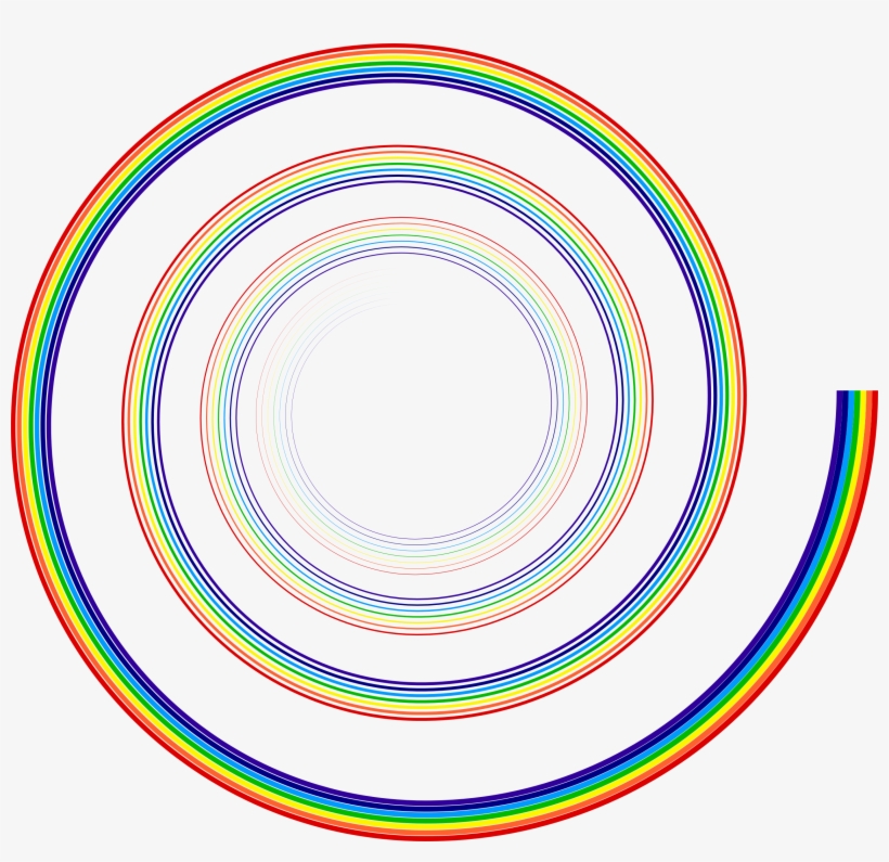 This Free Icons Png Design Of Rainbow Spiral, transparent png