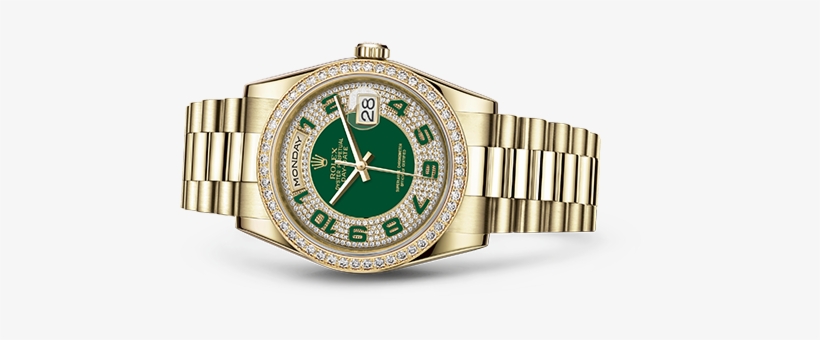 Replica Rolex - Rolex Ice Blue Day Date Replica, transparent png