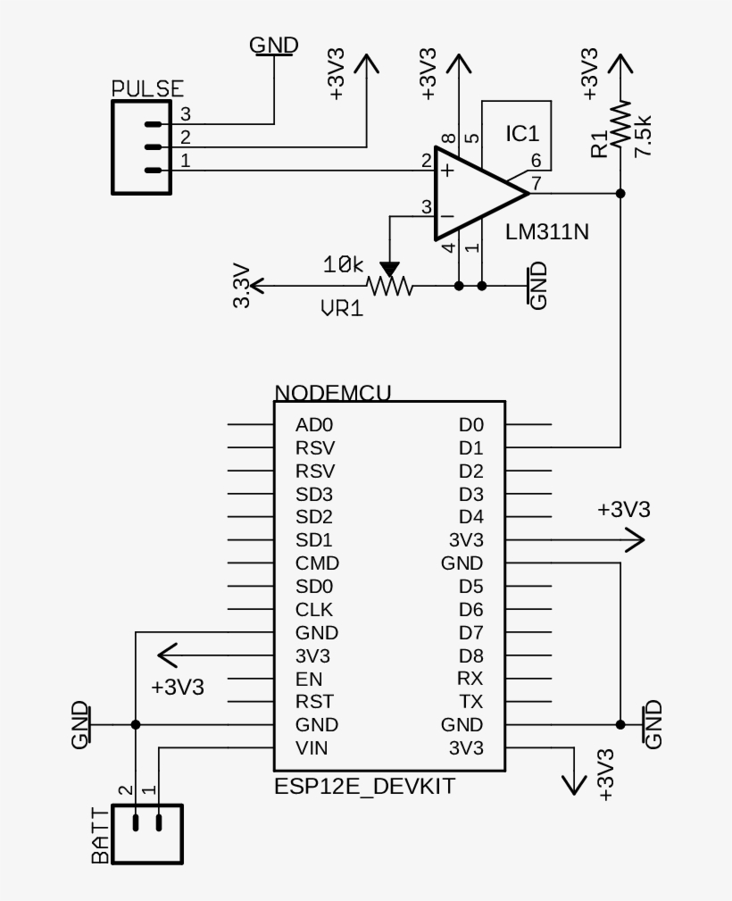 Circuit Diagram Of Smart Band - Summing Amplifier, transparent png