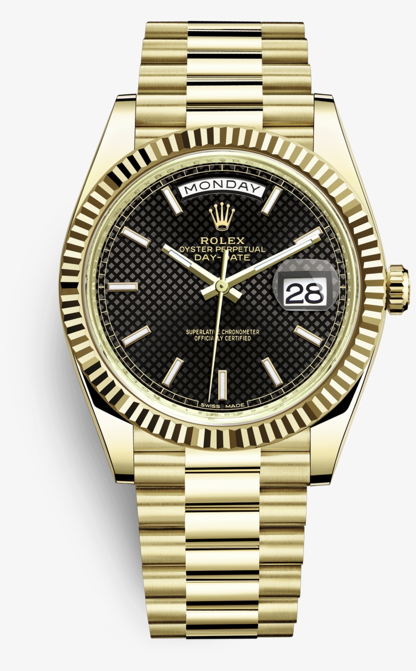 Day-dateoyster, 40 Mm, Yellow Gold - Rolex Day-date 40 228238, transparent png
