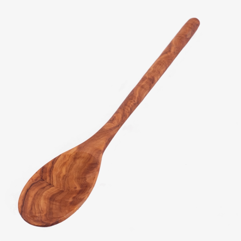 Olive Wood Cooking Spoon, transparent png