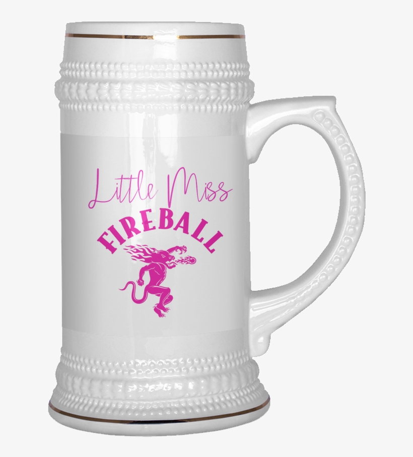 Little Miss Fireball Beer Stein - Fireball Coffee Mug, Coffee Travel Mug, Coffee Thermos,, transparent png
