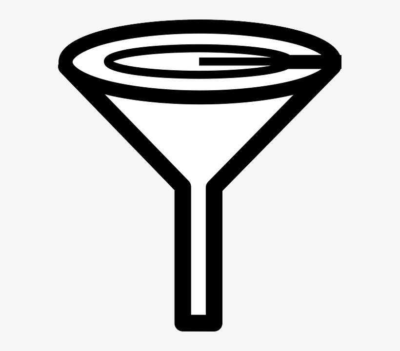 Marketing Funnel Icon Png Clip Freeuse Stock - Filter Clipart, transparent png