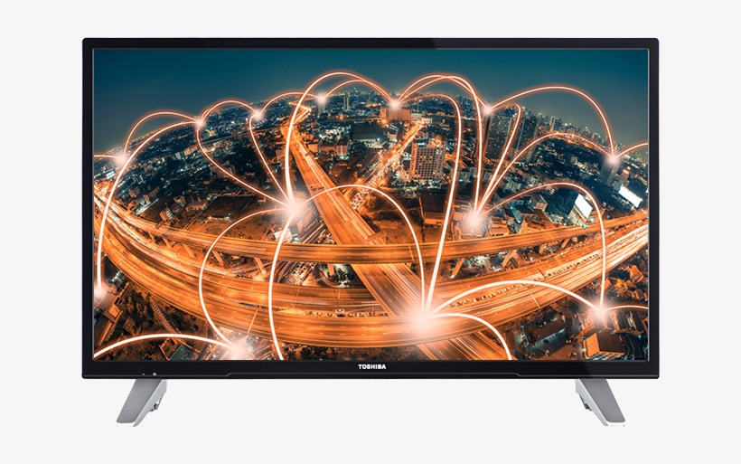 32" Toshiba Hd Ready Wlan Dvd Tv Front - Telecom Graphics, transparent png